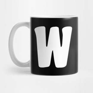 Letter W Mug